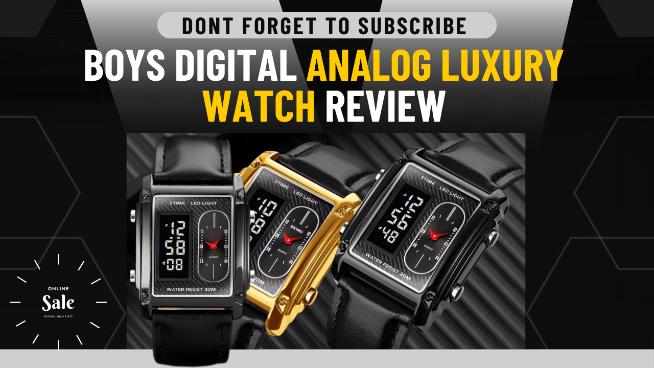 Read more about the article Boys Digital Analog Luxury Watch Review