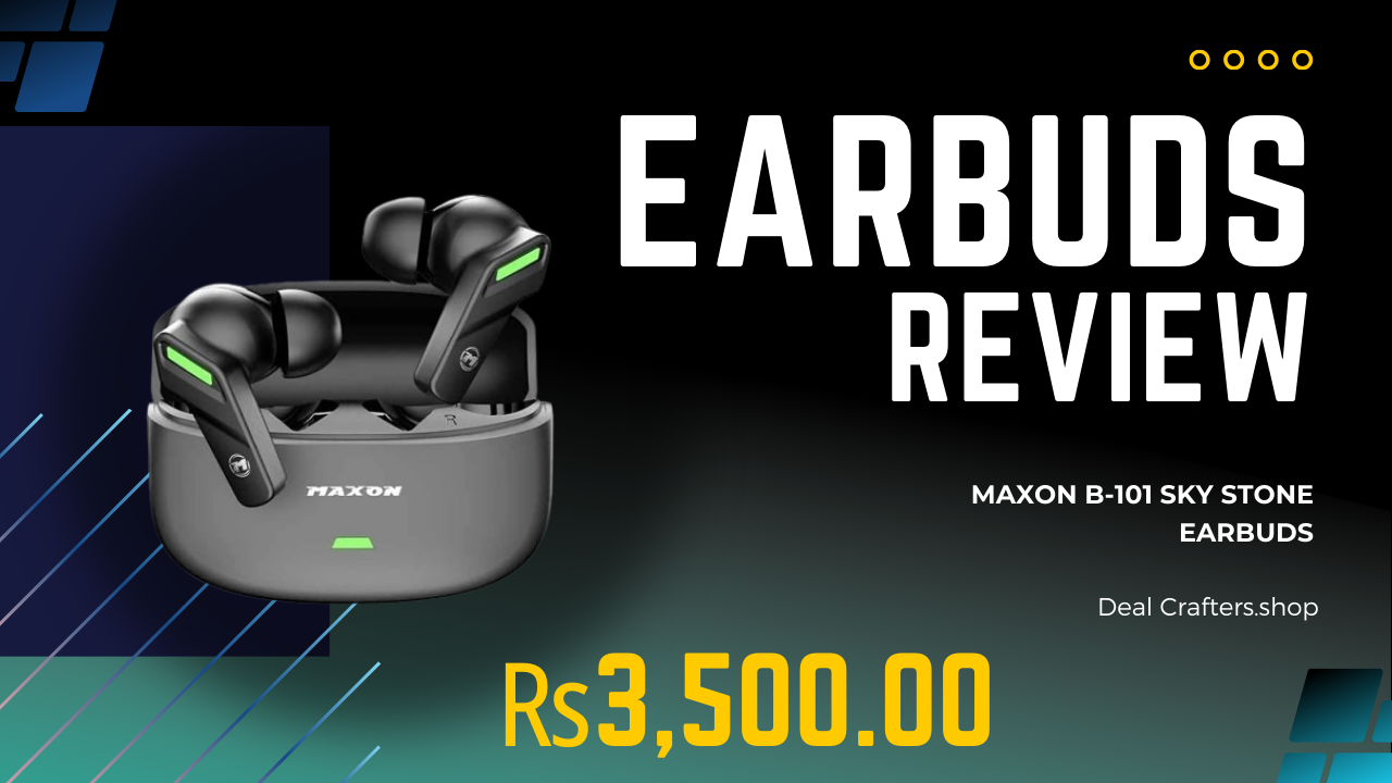 Read more about the article Maxon B-101 Sky Stone Earbuds Review