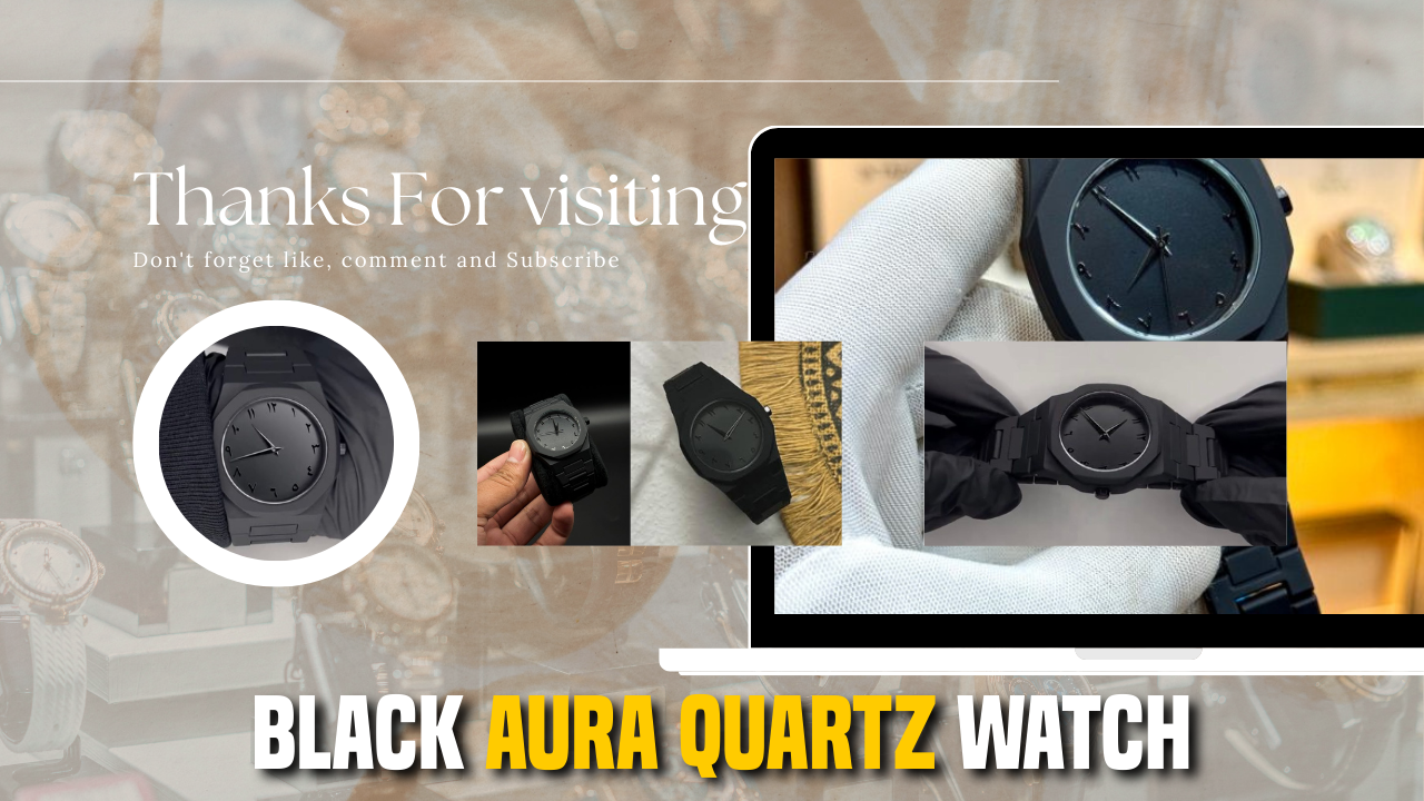 Read more about the article The Power and Prestige of the Black Aura Quartz Watch